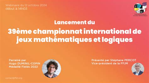 Archives du championnat international de jeux mathématiques.